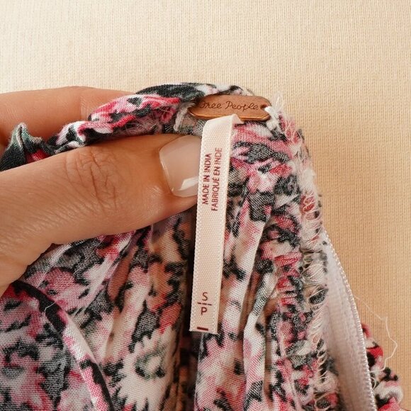 Free People One I Love Ditsy Floral Midi Dress - Size Small - Picture 7 of 8